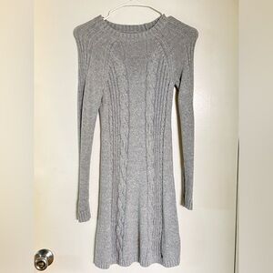 Hollister Women XS Gray Sweater Dress